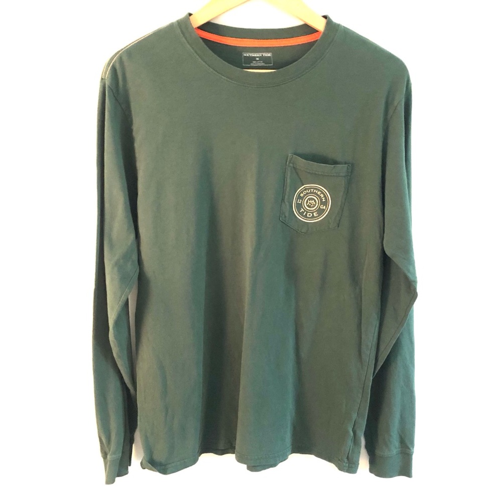 Southern Tide Gun Club Men’s Pocket Tee. Size Medium.